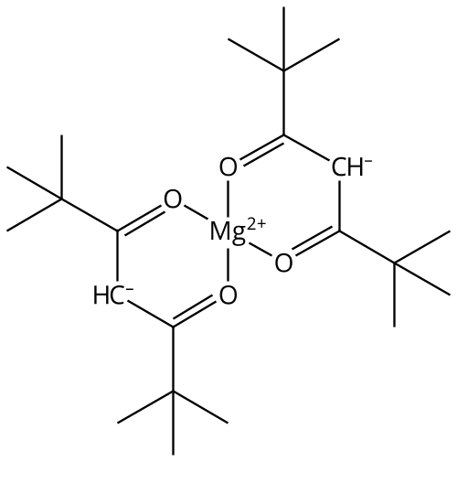 Bis(2,2,6,-tetrametyl-3,5-heptanedionato)magnesium(III), anhydrous - CAS:21361-35-3 - Mg(DPM)2, Bis(dipivaloylmethanato)magnesium, Magnesium bis(2,2,6,6-tetramethylheptane-3,5-dionate)